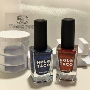 Holo Taco Magnetic Nail Polish Bundle + 5DPrintFactory Magnetic Tools Set